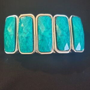 Turquoise and Silver Bracelet